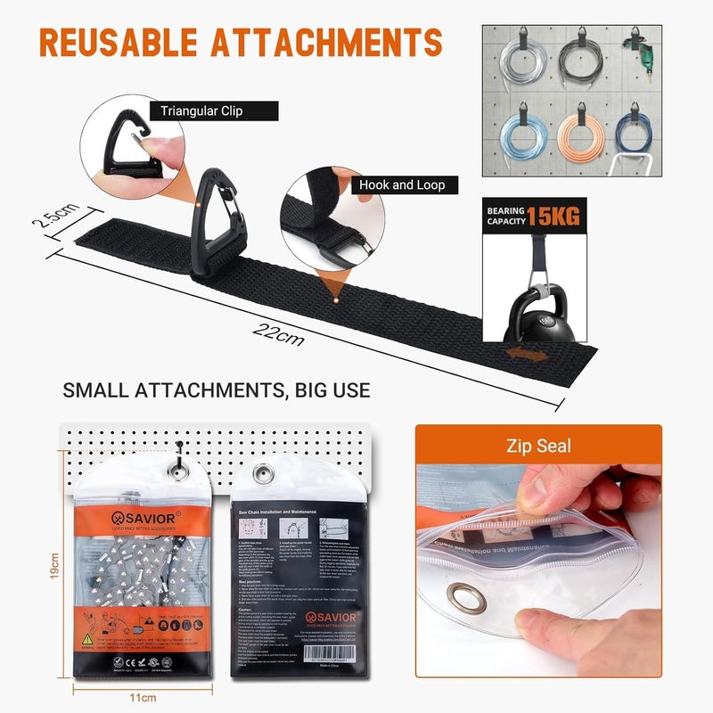 Savior 24 Inch Chainsaw Chain, 3/8 Pitch .063 Gauge 84 Drive Links Full Chisel Saw Chain Compatible with MS362 MS440 MS441 MS460 MS461 MS660 MS661 Chainsaw, Replaces part number 36RS3 84 (3 Chains) - Image 5